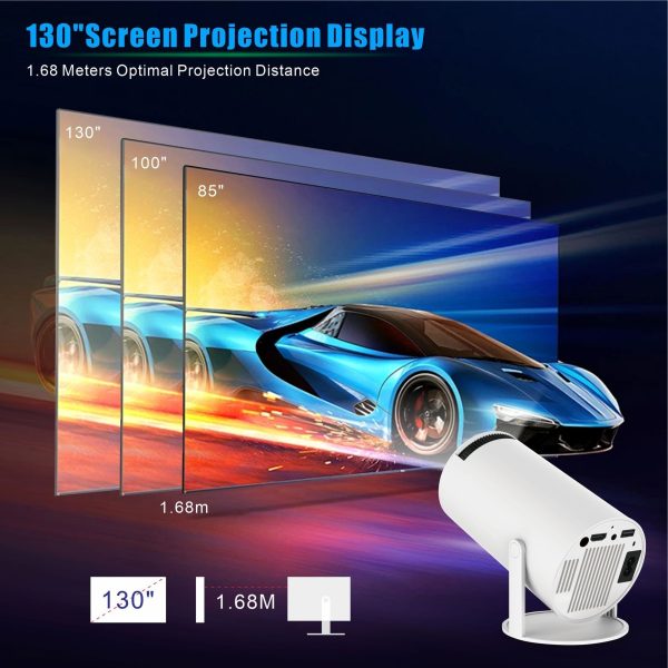 HY300 Pro Projector Home Theater Entertainment Portable Small Projector - Image 6