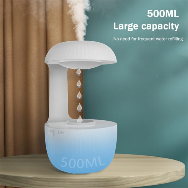 Humidificador de aire antigravedad Humidificador de contracorriente silencioso Gotas de agua levitantes Generador de niebla fría Nebulizador Alivia la fatiga - Image 7