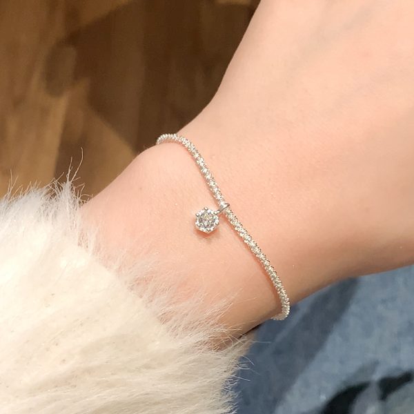 Pulsera de estrella de plata para mujer - Image 4