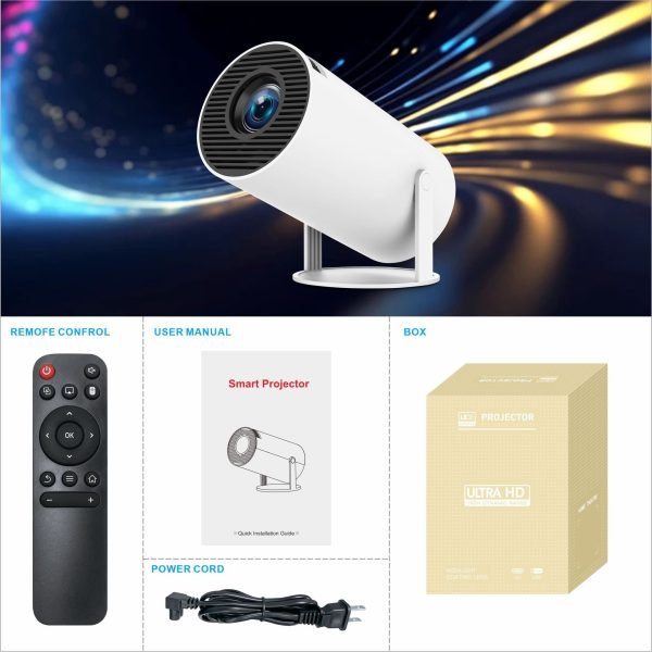 HY300 Pro Projector Home Theater Entertainment Portable Small Projector - Image 4